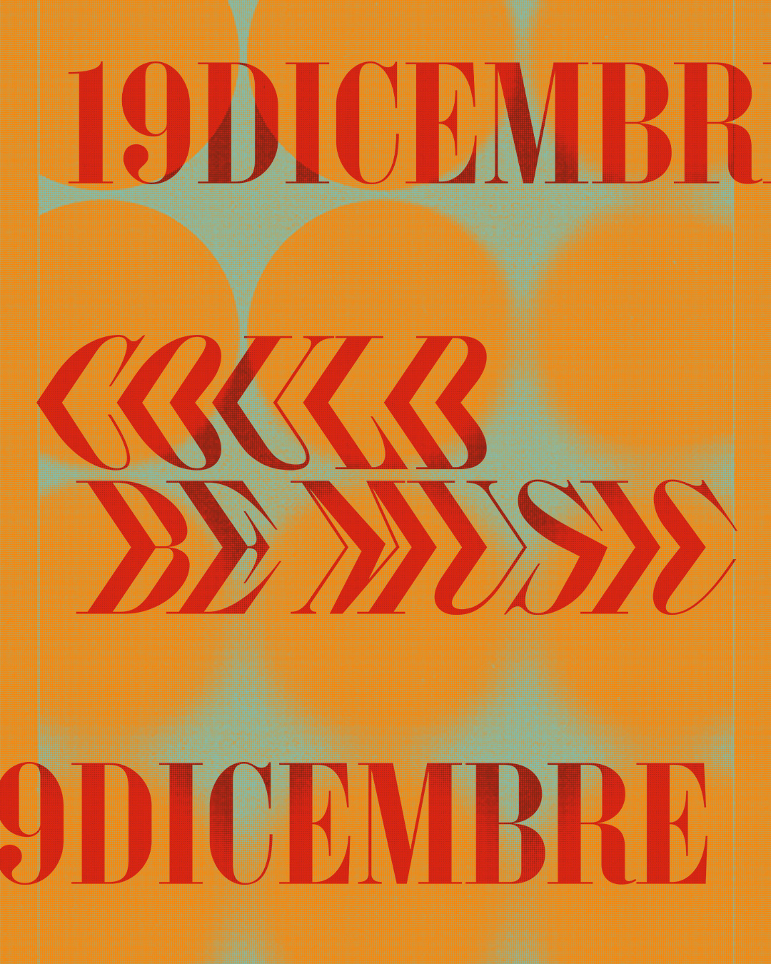 grafica dell'evento di musica e canto Could be Music