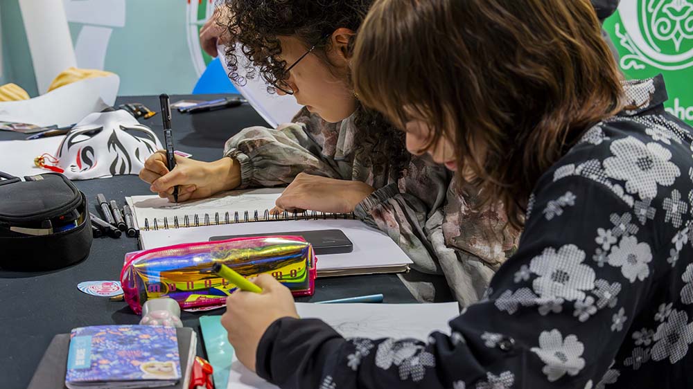 Studentesse di Fumetto a Cartoomics 2025