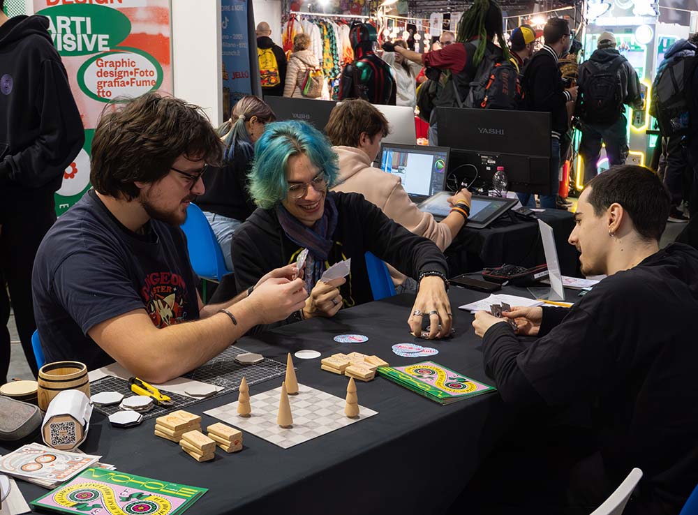 Studenti di Game a Cartoomics 2025